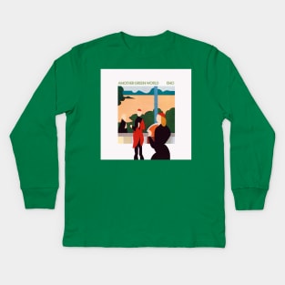 BRIAN ENO ANOTHER GREEN WORLD Kids Long Sleeve T-Shirt